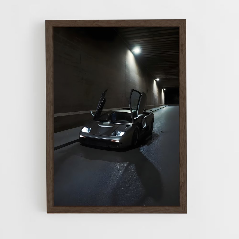 Poster Black Lamborghini (vue 5)